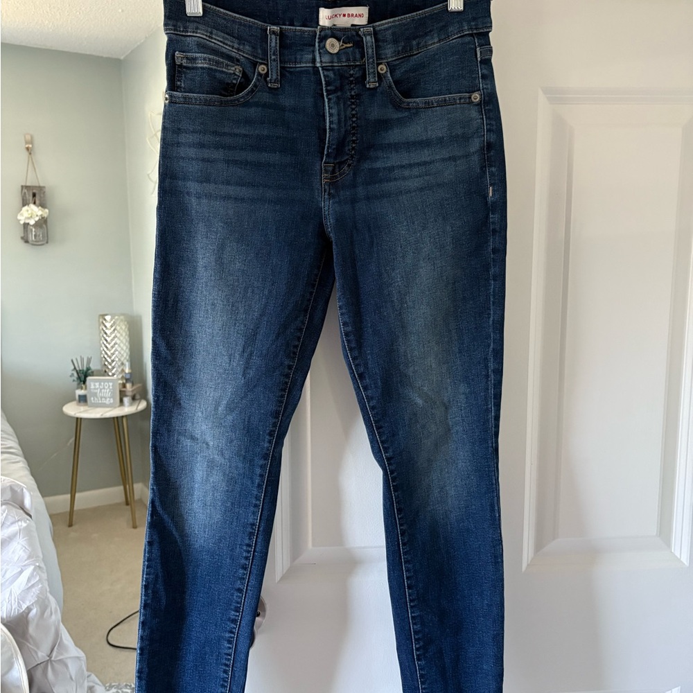 Lucky Brand Dark Blue Cropped Jeans